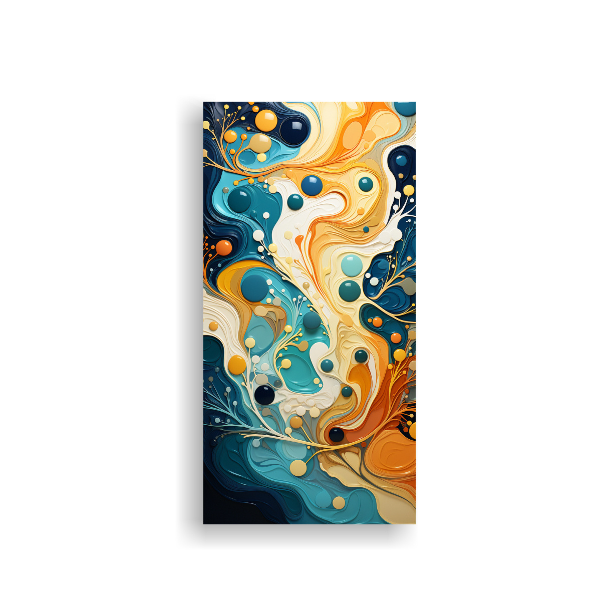 pintura-decorativa-con-textura-funky-en-acuarela-vitalidad-amarillo-verde-azul-y-blanco