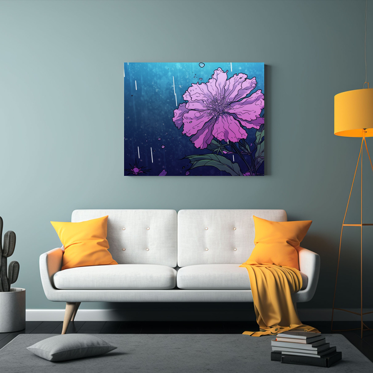 pintura-decorativa-de-alta-calidad-con-estilo-de-tinta-de-flores-hermosas-en-fondo-violeta-1