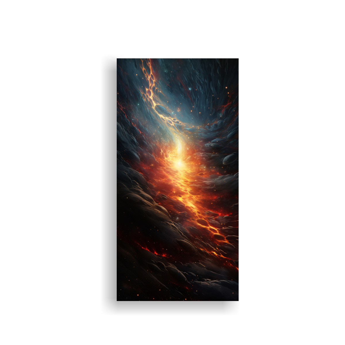 pintura-decorativa-de-equilibrio-c-smico-en-impacto-de-meteorito