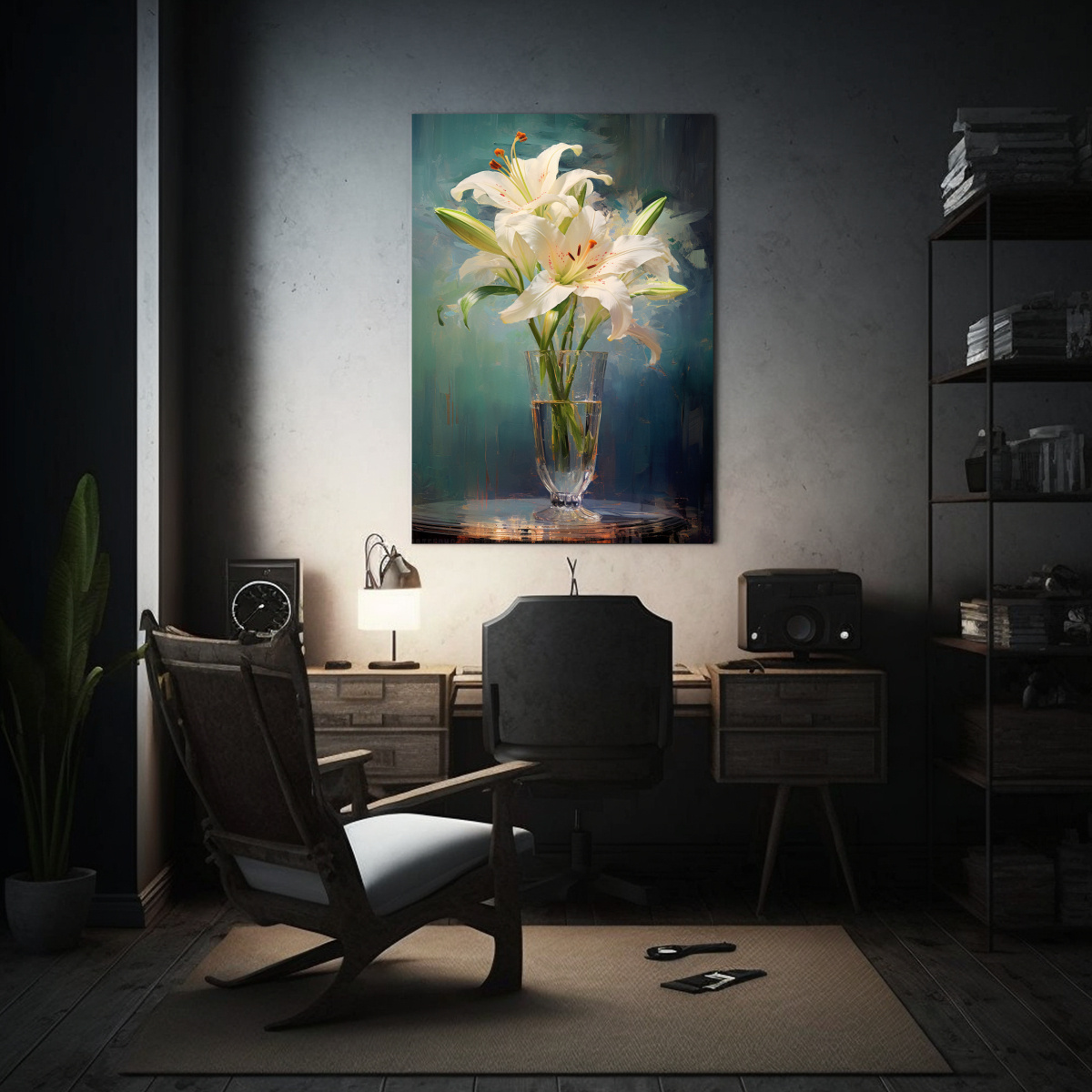 pintura-decorativa-de-estilo-galer-a-para-dormitorio-una-encantadora-naturaleza-muerta-de-una-sola-flor-1