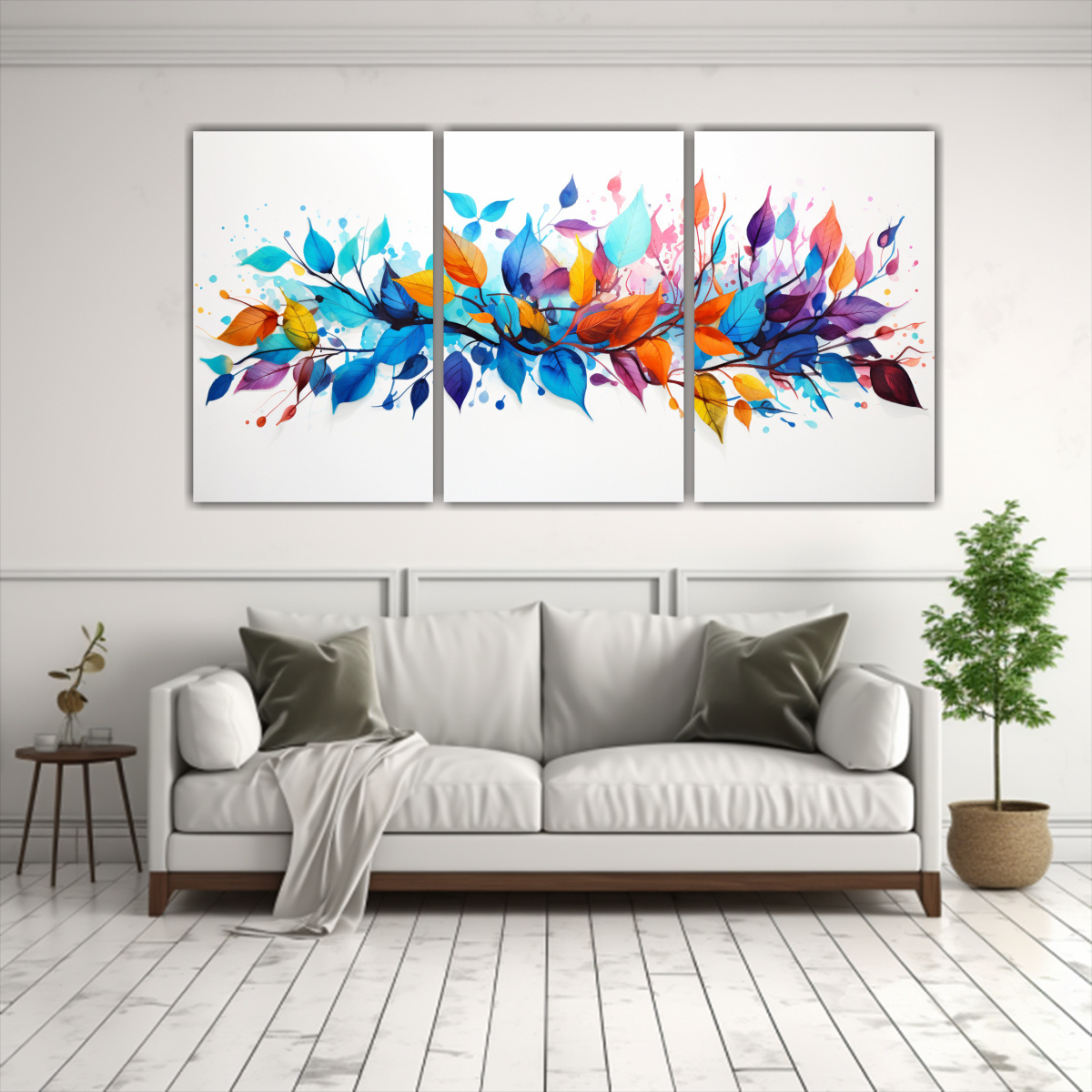 pintura-decorativa-de-hojas-coloridas-y-salpicaduras-en-tres-artes-tonos-est-ticos-1