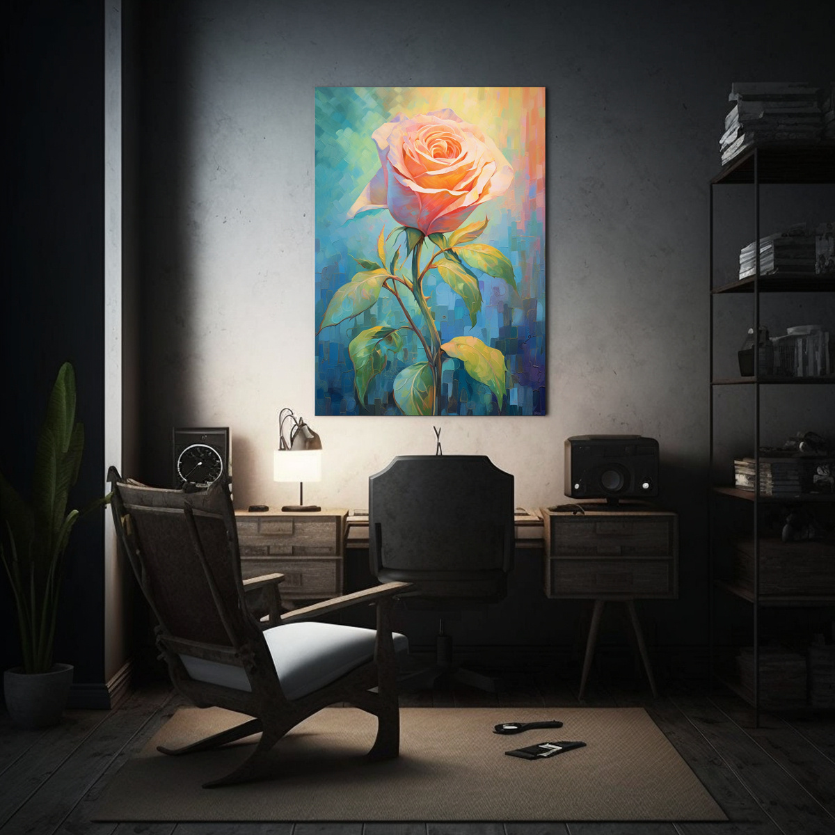 pintura-decorativa-de-impacto-visual-de-composici-n-expresiva-de-trazos-acr-licos-amplios-en-un-nico-jard-n-de-rosas-brillante-en-el-cielo-azul-1