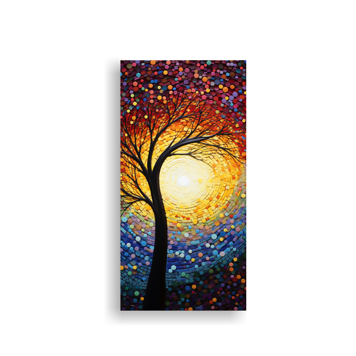 pintura-decorativa-de-lienzo-con-fusi-n-abstracta-de-puntillismo-y-colores-del-atardecer