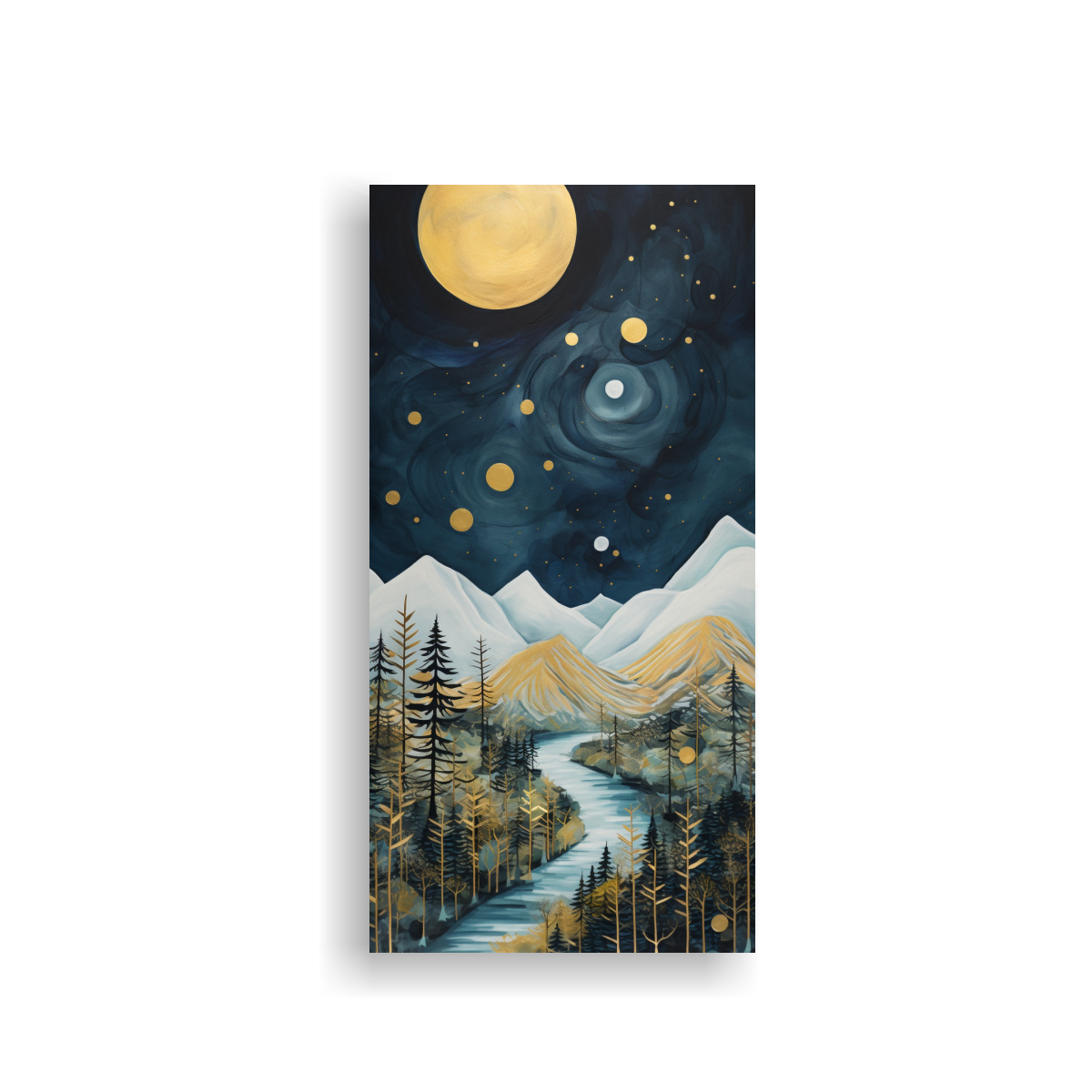 pintura-decorativa-de-paisaje-abstracto-de-monta-as-nocturnas-con-rboles