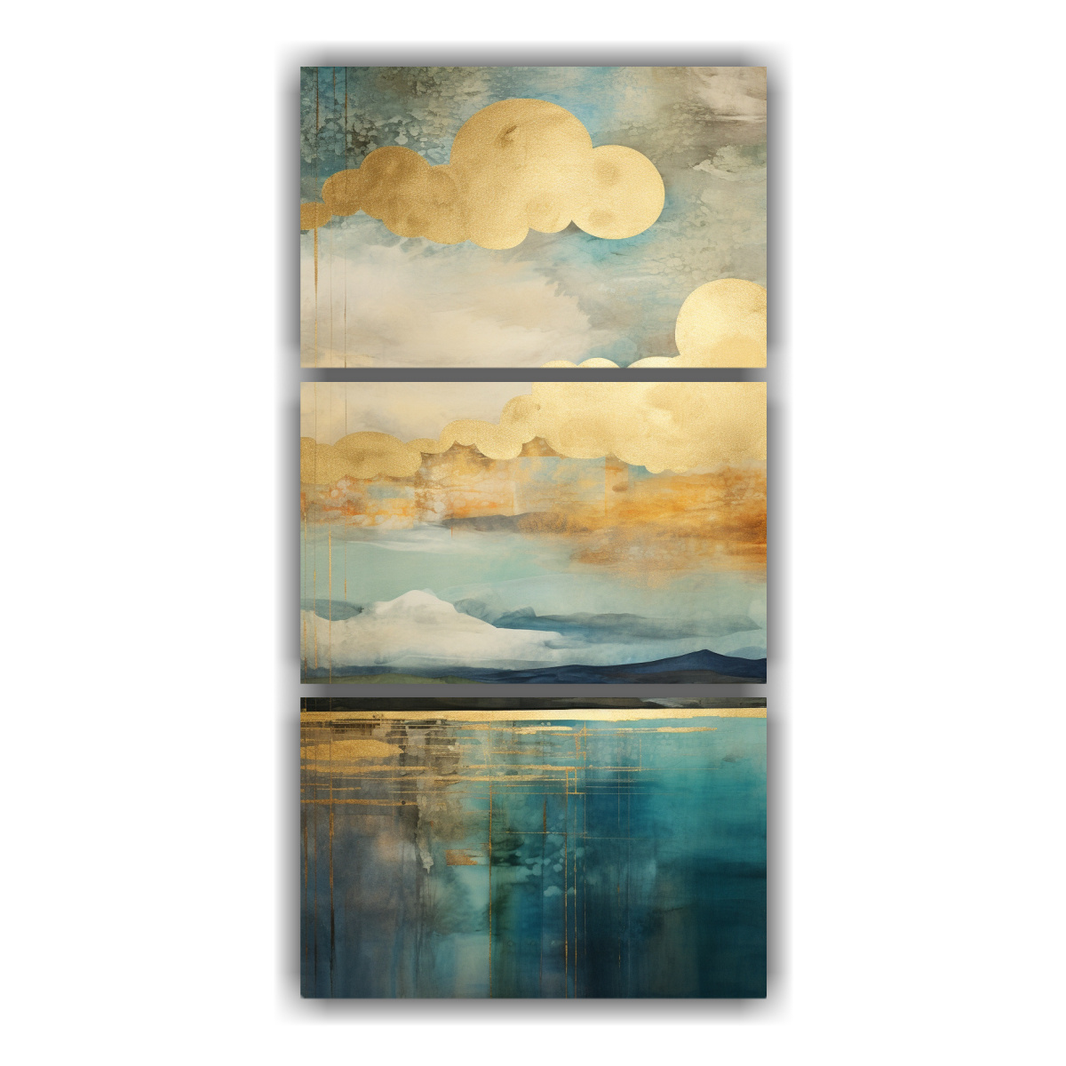 pintura-decorativa-de-pared-con-composici-n-de-arte-para-el-hogar-arco-ris-en-acuarela-turquesa-y-dorada