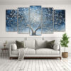 pintura-decorativa-de-rbol-en-azul-y-plata-para-habitaci-n-cinco-composiciones-colores-1