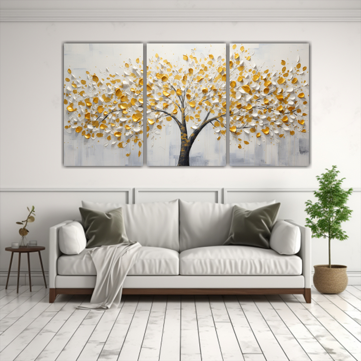 pintura-decorativa-de-rbol-en-blanco-y-amarillo-1