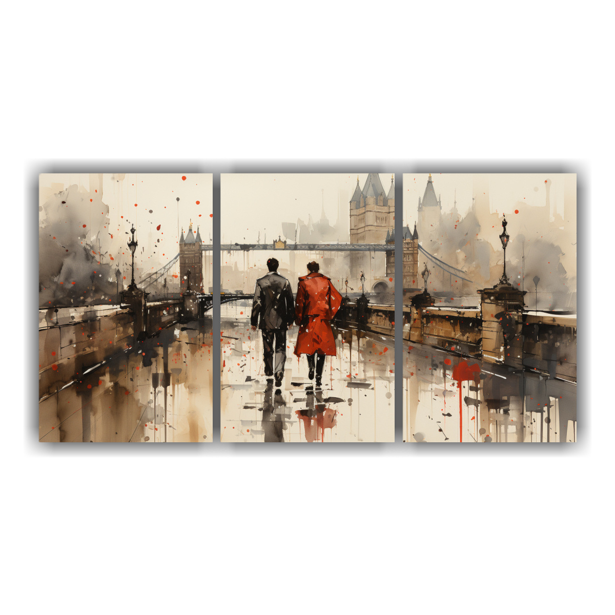 pintura-decorativa-de-una-pareja-caminando-por-el-puente-de-londres-en-movimiento-din-mico-