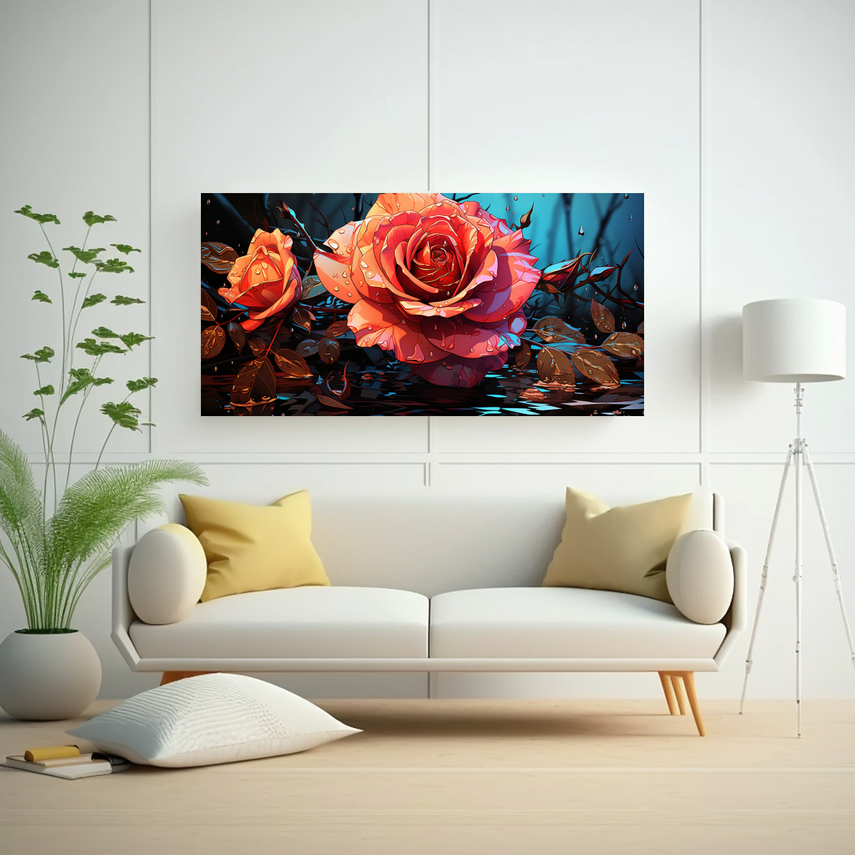 pintura-decorativa-esquema-de-un-dibujo-de-una-rosa-con-gotas-que-caen-en-l-1
