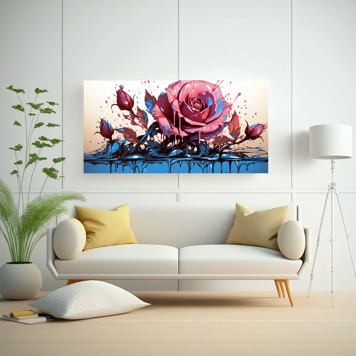 pintura-decorativa-esquema-lienzo-melting-cyan-y-pin-1-1