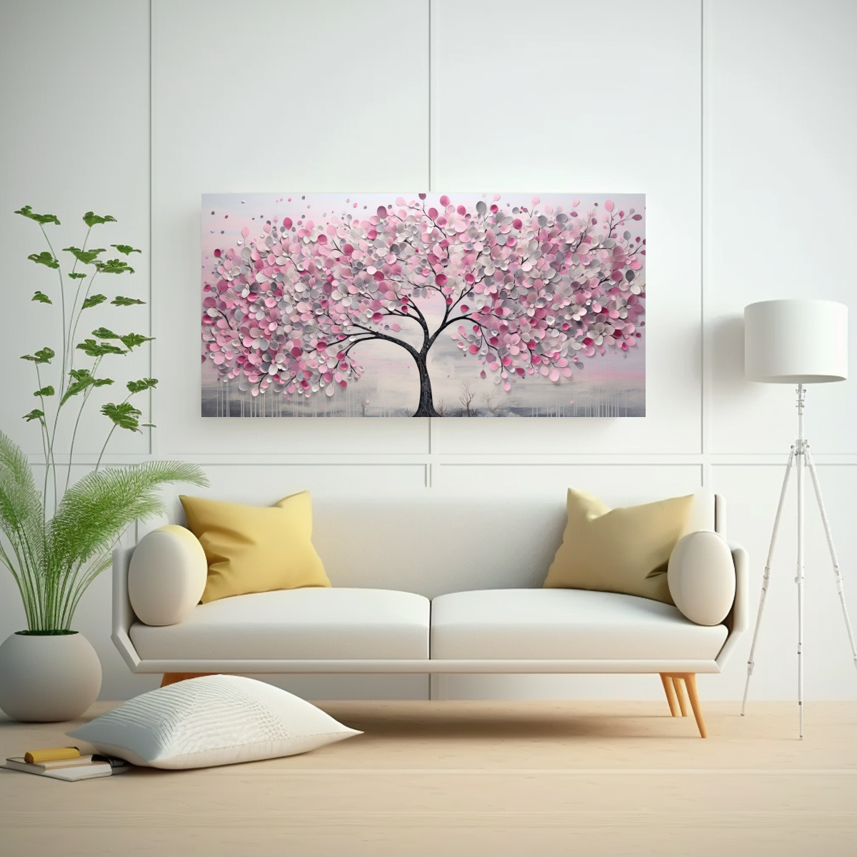 pintura-decorativa-estilo-galer-a-en-rosa-y-plata-imagen-del-rbol-en-tonos-pastel-1