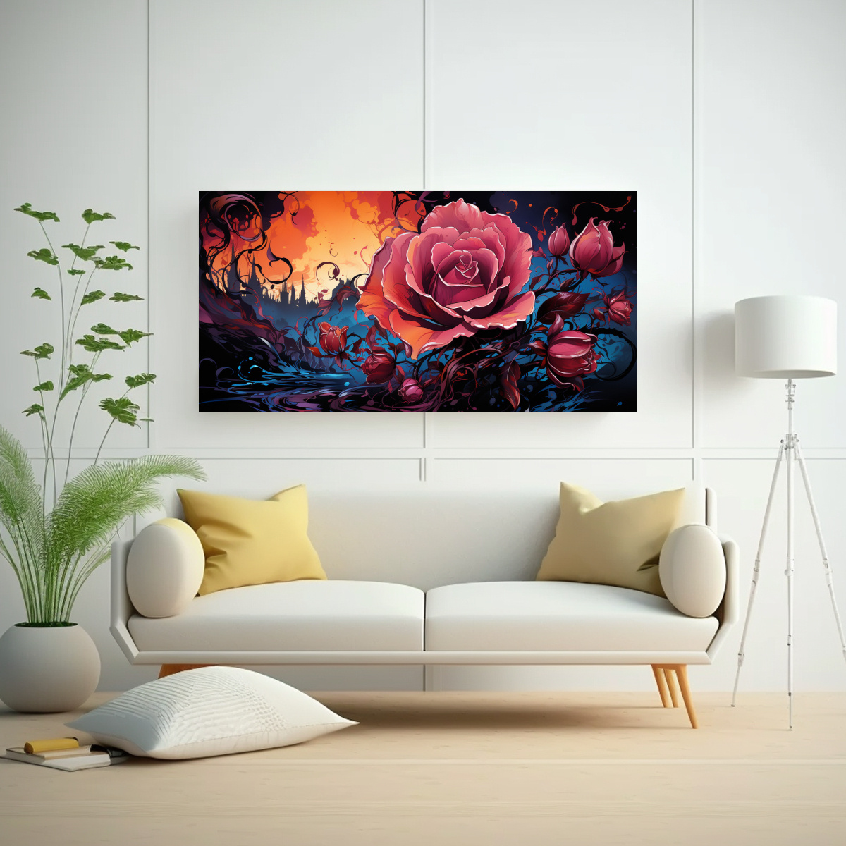 pintura-decorativa-estilo-graffiti-con-fondo-de-rosa-y-colores-sangrantes-1
