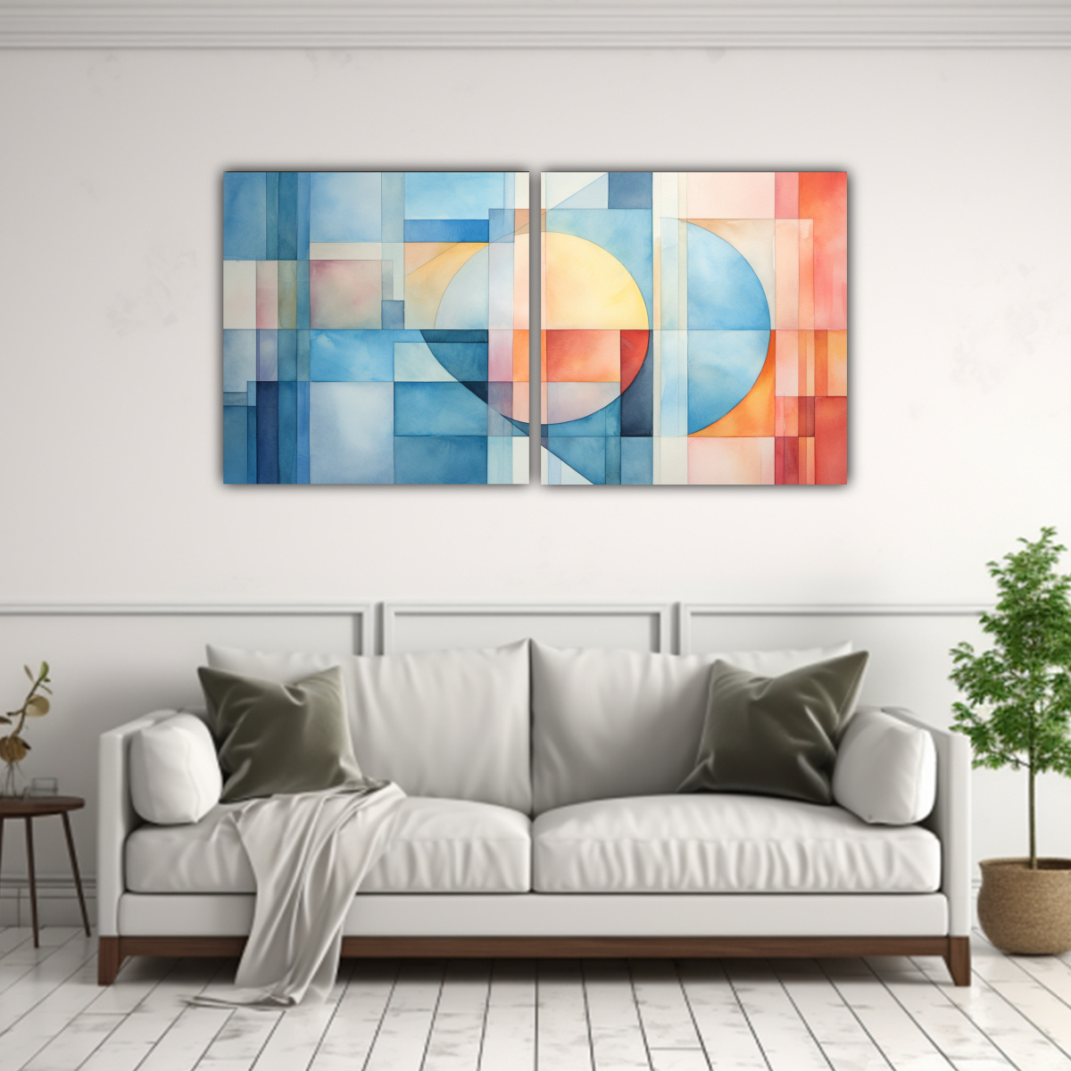 Pintura Decorativa Geom Trica Enigm Tica Dos Cuadros Armoniosos Y Relajantes Decocuadros