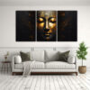 pintura-decorativa-lienzo-set-3-inspiraci-n-poca-buddha-cara-abstracto-estilo-oro-y-negro-mod-1