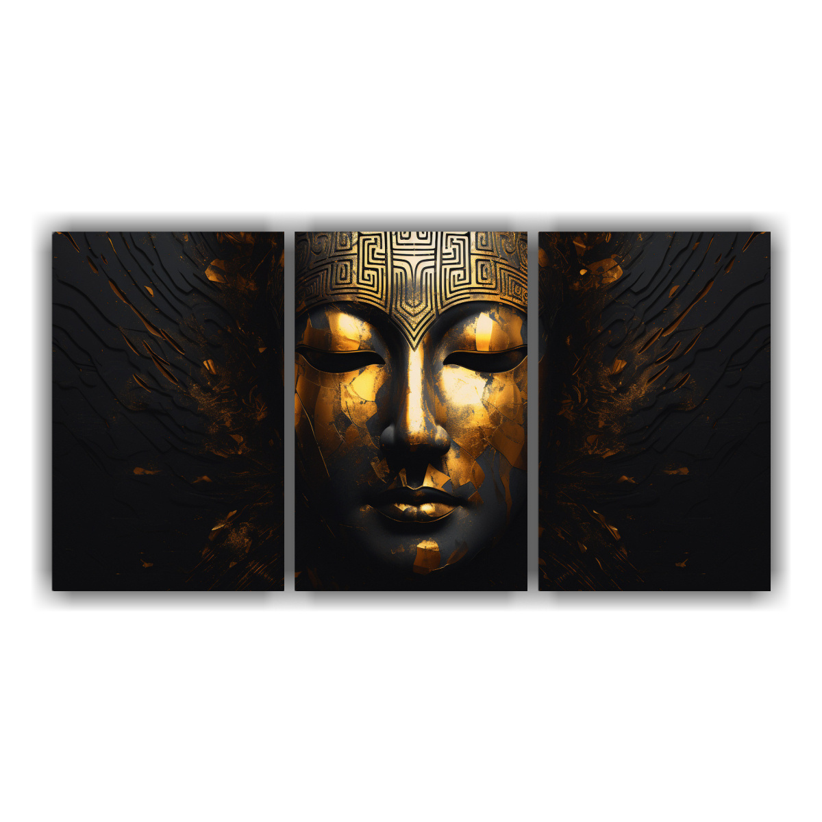 pintura-decorativa-lienzo-set-3-inspiraci-n-poca-buddha-cara-abstracto-estilo-oro-y-negro-mod