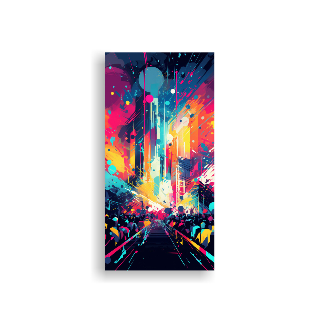 pintura-decorativa-original-de-reinterpretaci-n-abstracta-de-un-festival-de-m-sica