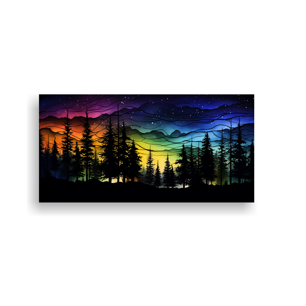 pintura-decorativa-paisaje-abstracto-con-rboles-silueteados-al-atardecer-