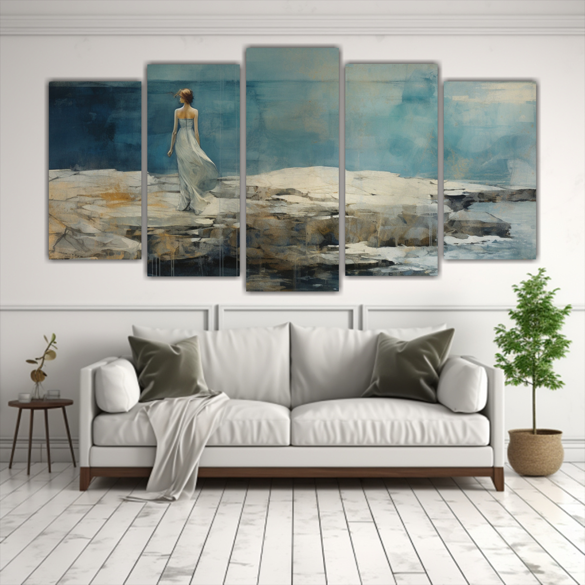 pintura-decorativa-pol-ptico-concepto-alegr-a-en-acuarela-azul-verde-menta-y-plateado-1