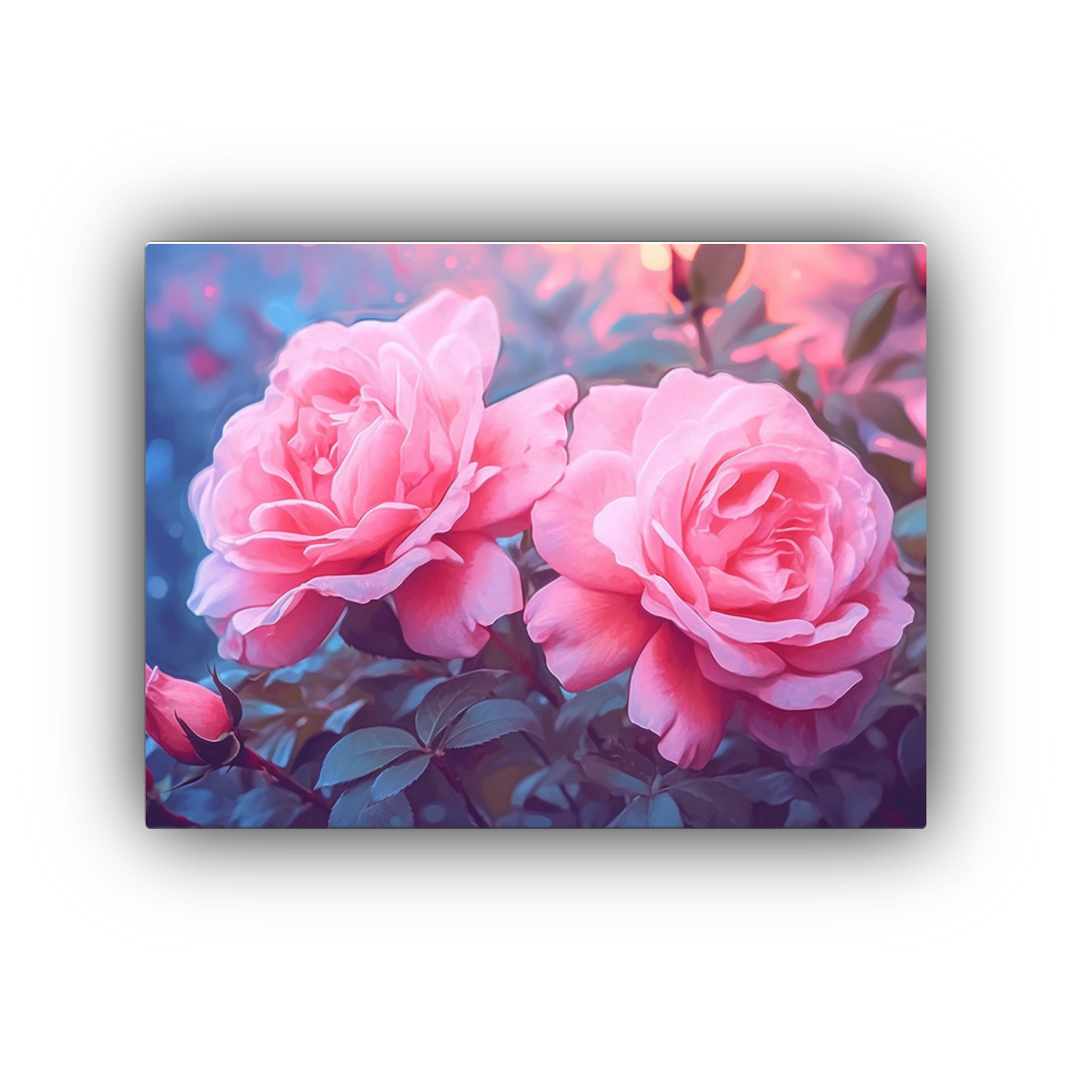 pintura-decorativa-rosa-con-fondo-borroso-estilo-che