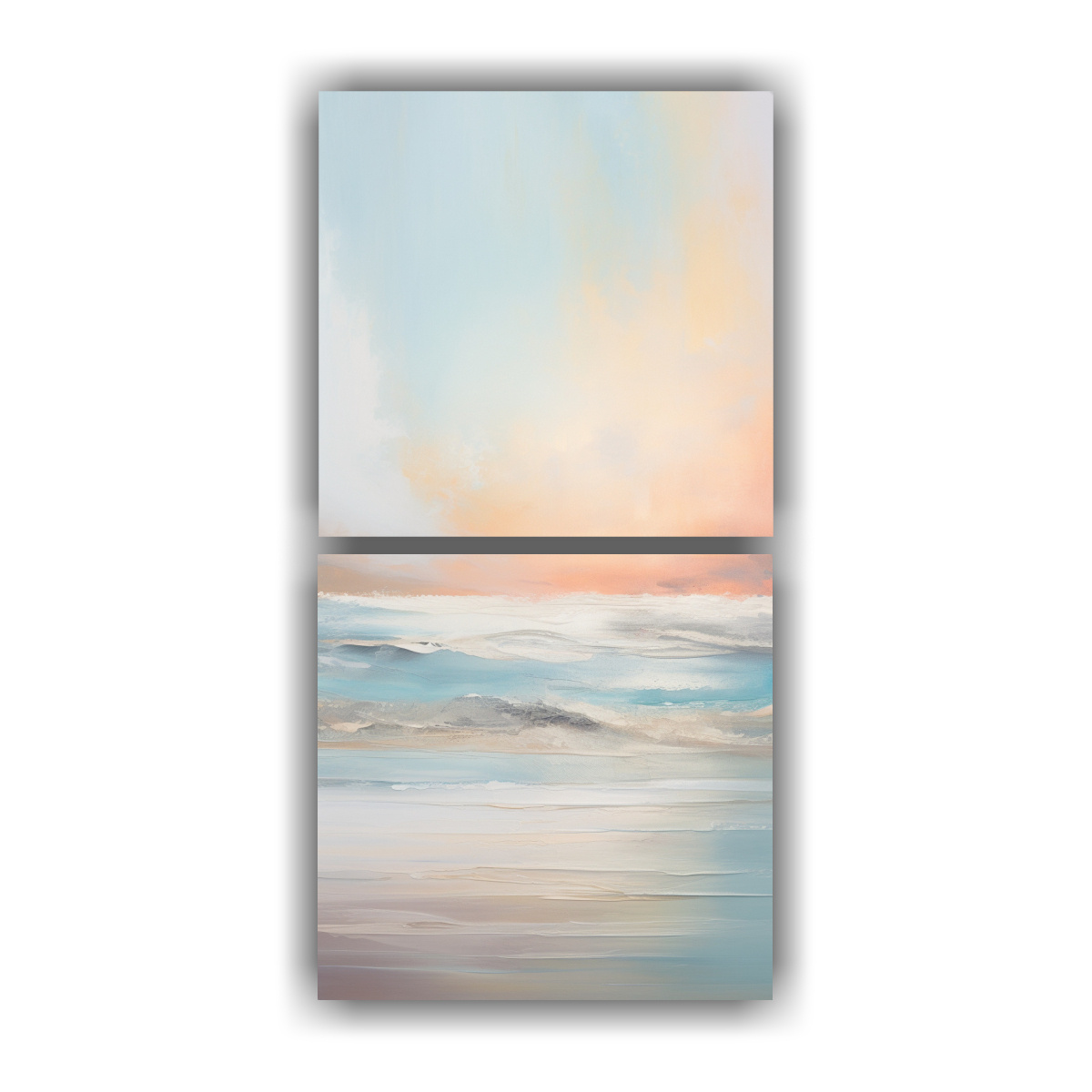 pintura-en-bastidor-abstracta-de-playa-tranquila-al-amanecer