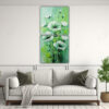 pintura-en-bastidor-abstracta-verde-con-amapolas-para-sala-1