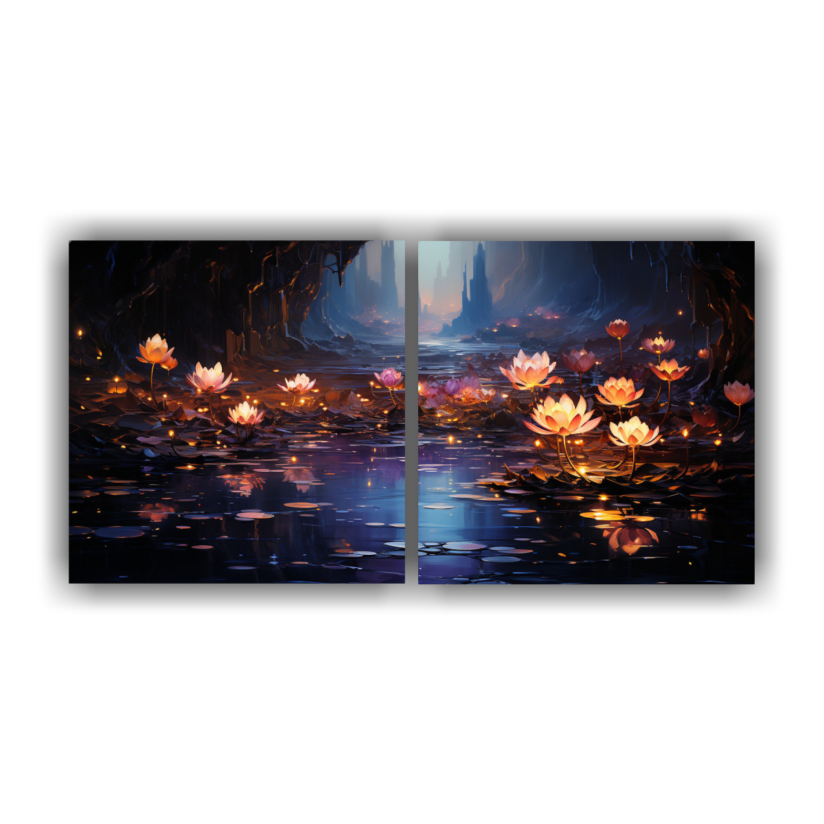 pintura-en-bastidor-detalles-intrincados-en-lotus-negro-m-gico