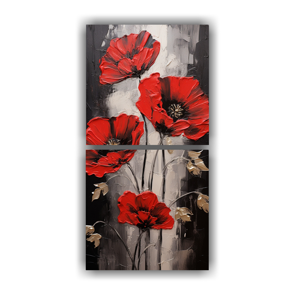 pintura-en-bastidor-juvenil-estilo-decorativo-de-amapolas-negras-en-tela-sublimada