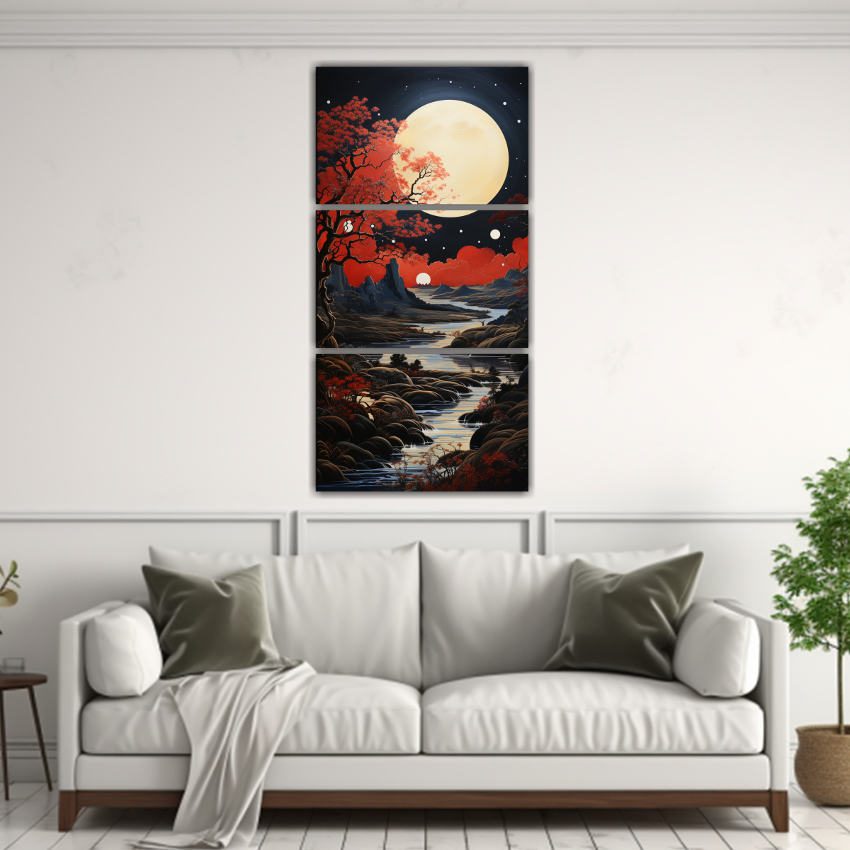 pintura-en-bastidor-luna-en-las-monta-as-set-3-telas-hermoso-cl-sico-1