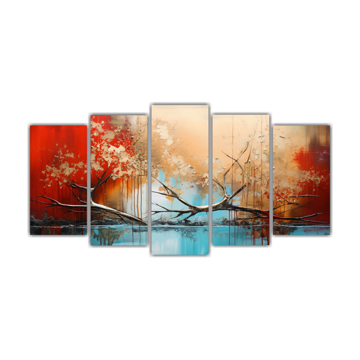 pintura-en-lienzo-cinco-concepto-ba-o-en-tonos-rojos-y-dorados-estilo-decorativo-