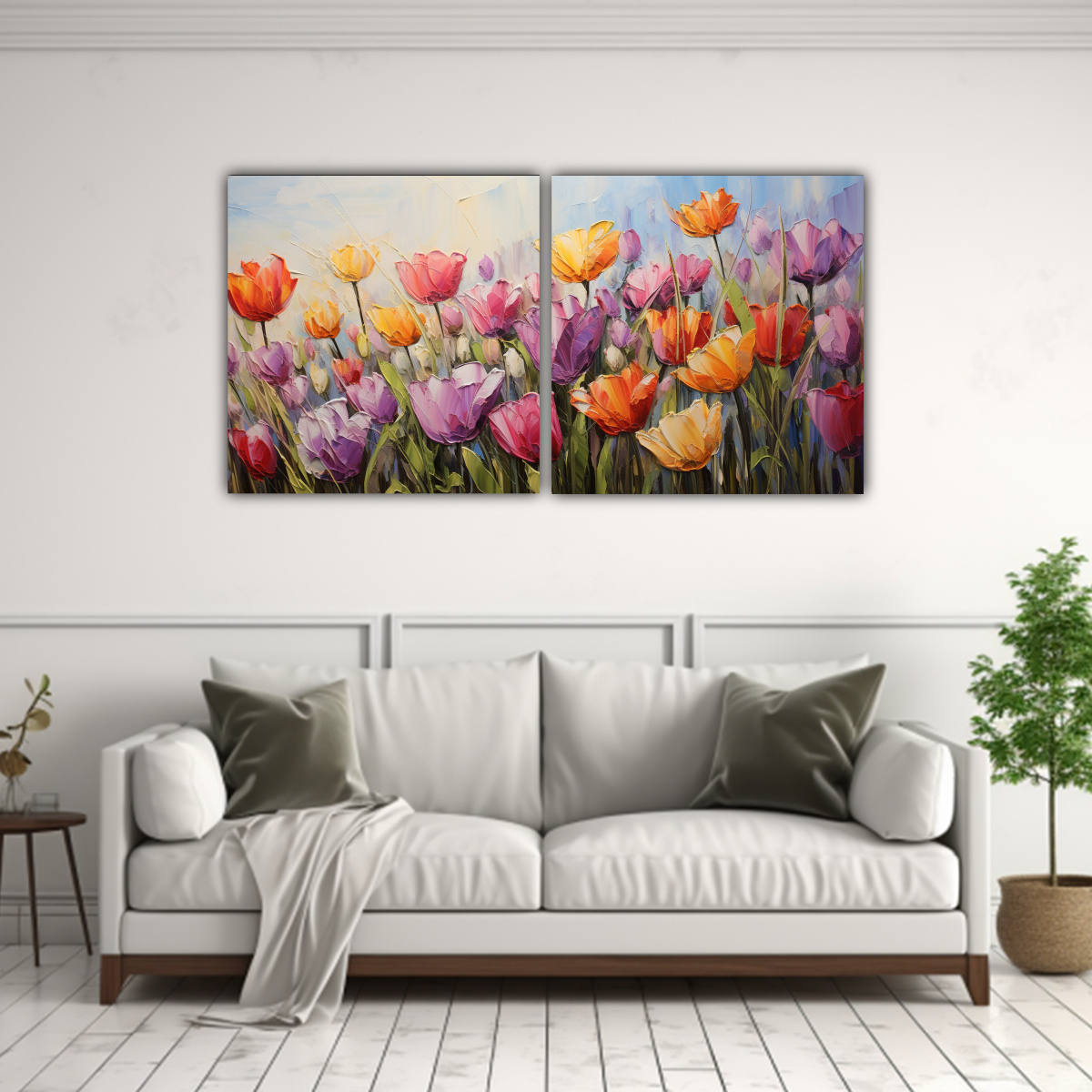 pintura-en-lienzo-con-vibrantes-colores-de-tulipanes-en-bastidor-de-dos-telas-1