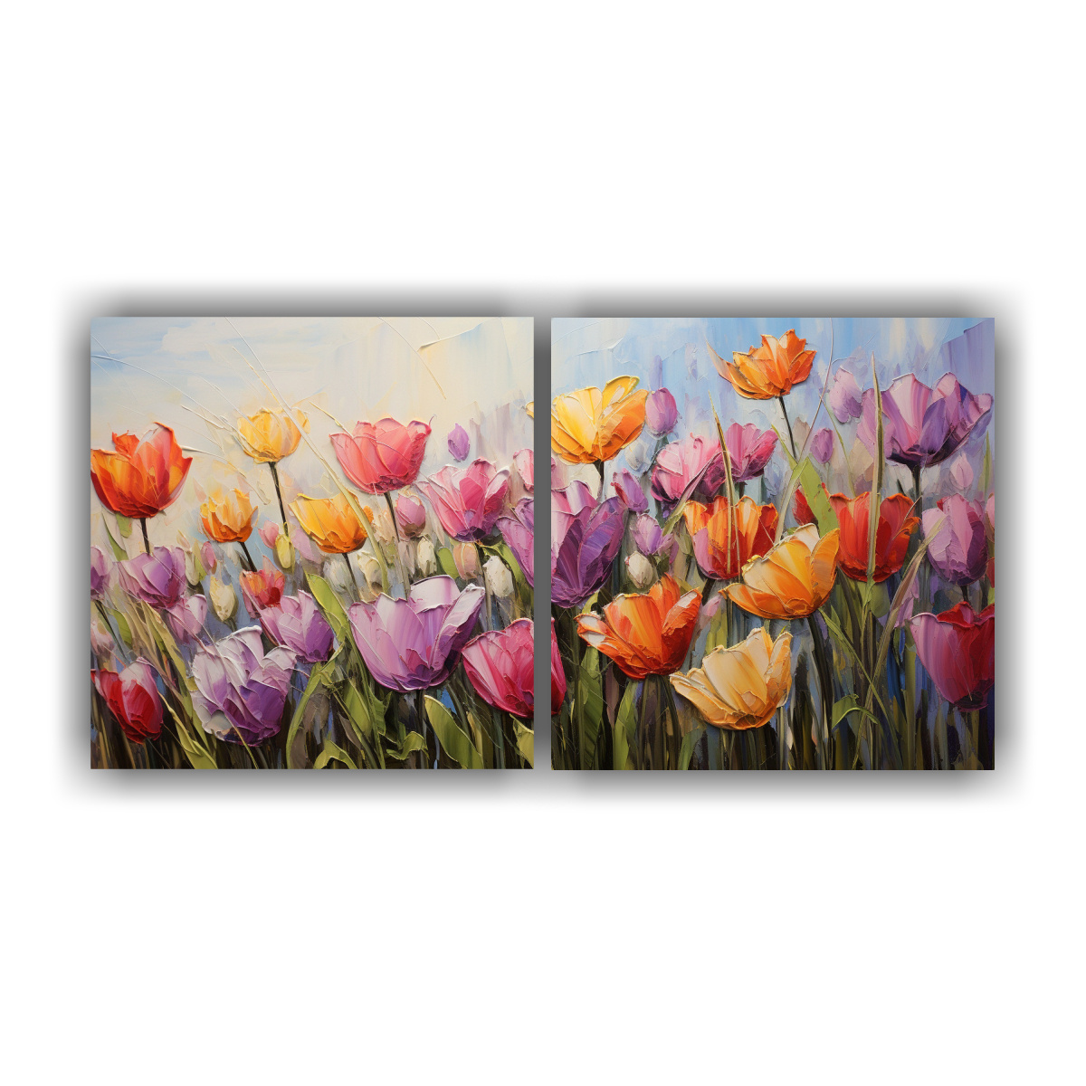pintura-en-lienzo-con-vibrantes-colores-de-tulipanes-en-bastidor-de-dos-telas