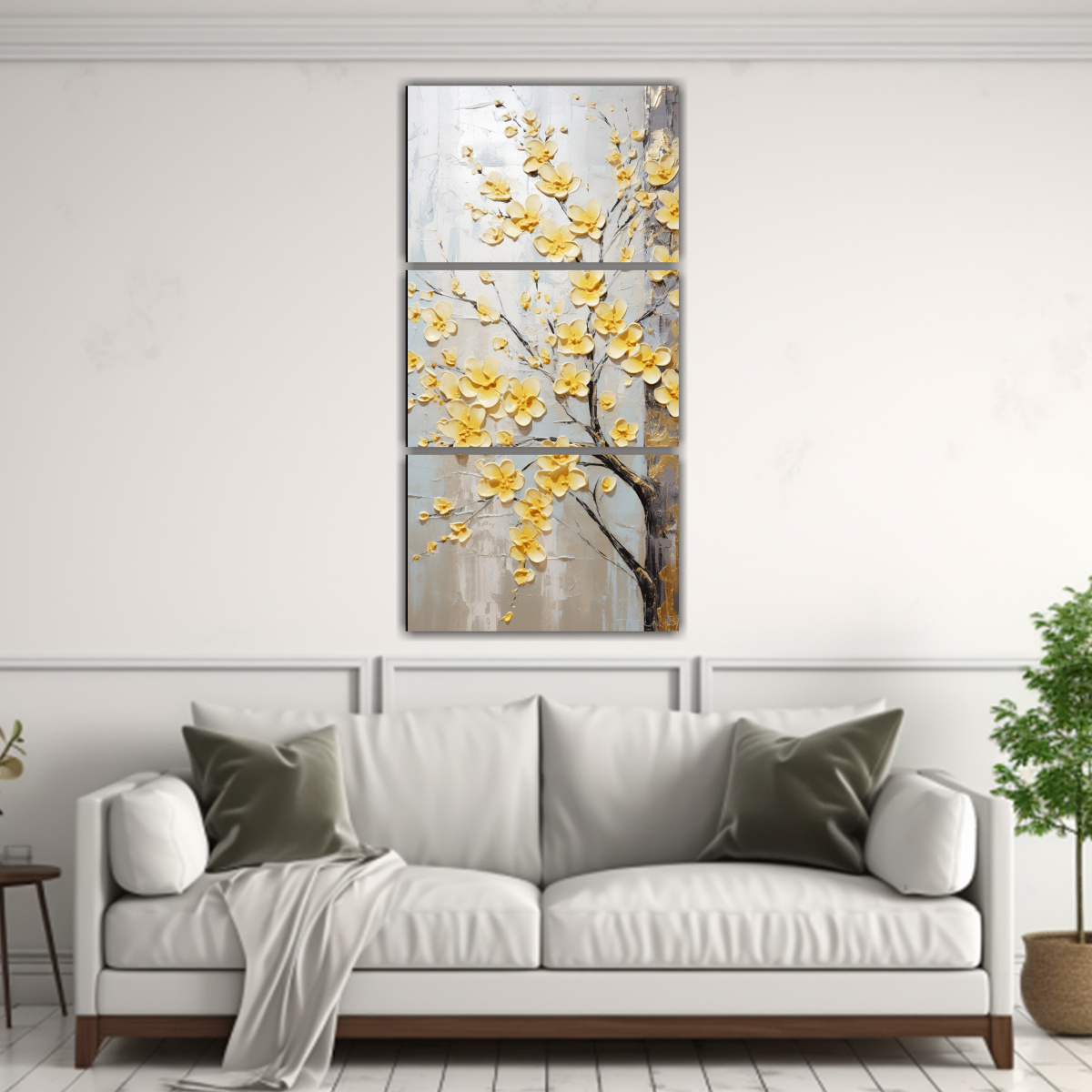 pintura-en-lienzo-de-cerezo-amarillo-con-tres-cuadros-colores-1