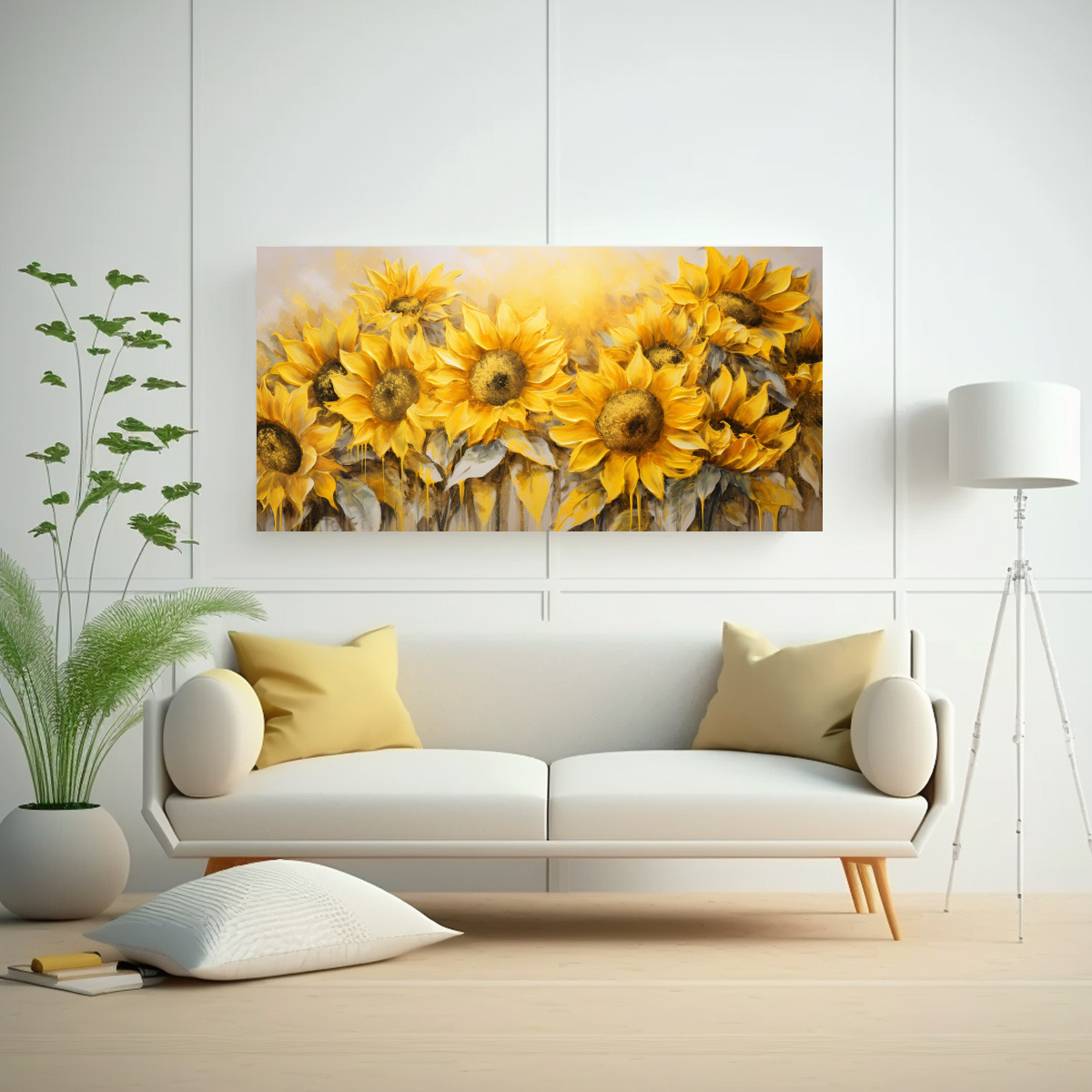 pintura-en-lienzo-de-girasoles-amarillos-en-estilo-decorativo-1