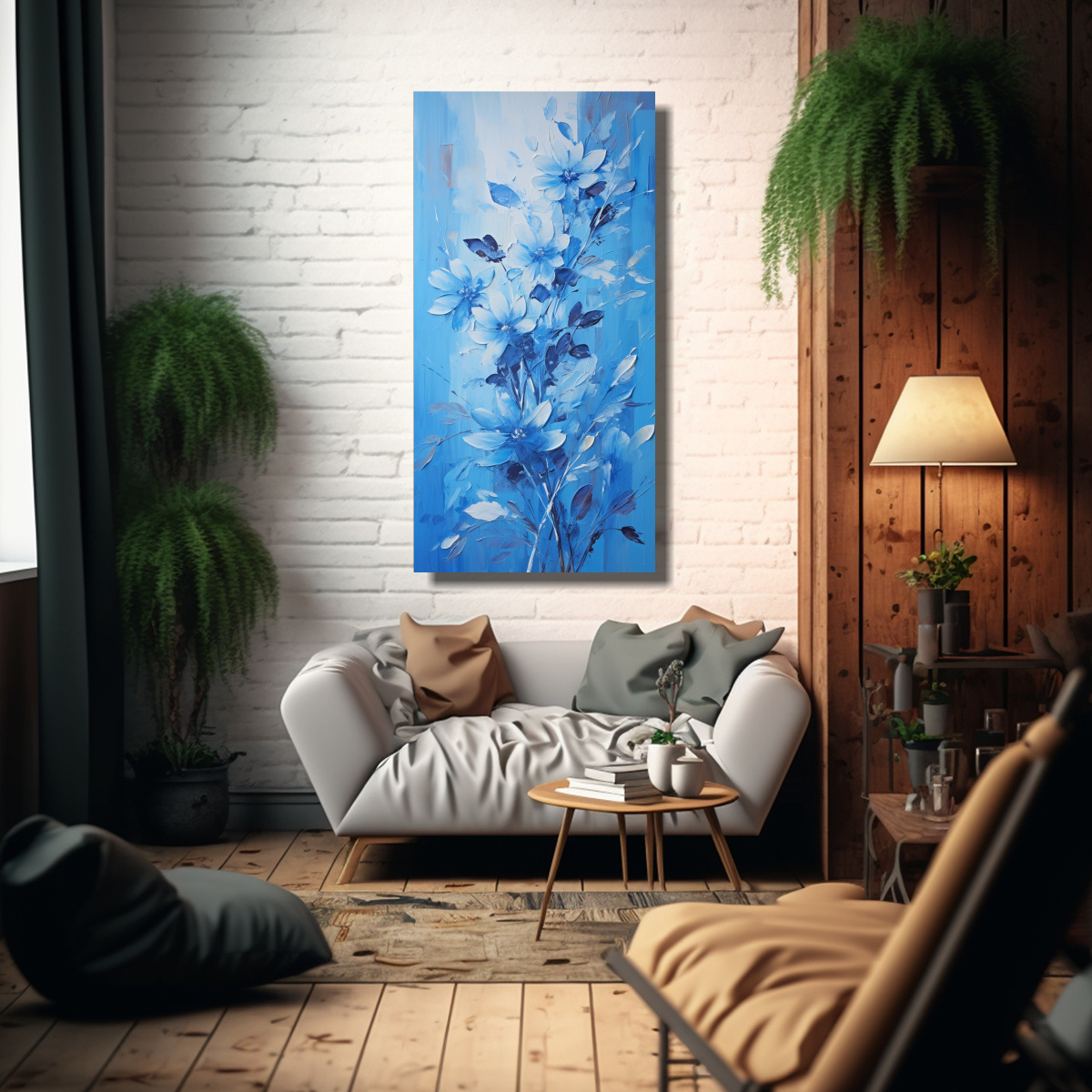 pintura-en-lienzo-de-girasoles-azules-estilo-decorativo-1