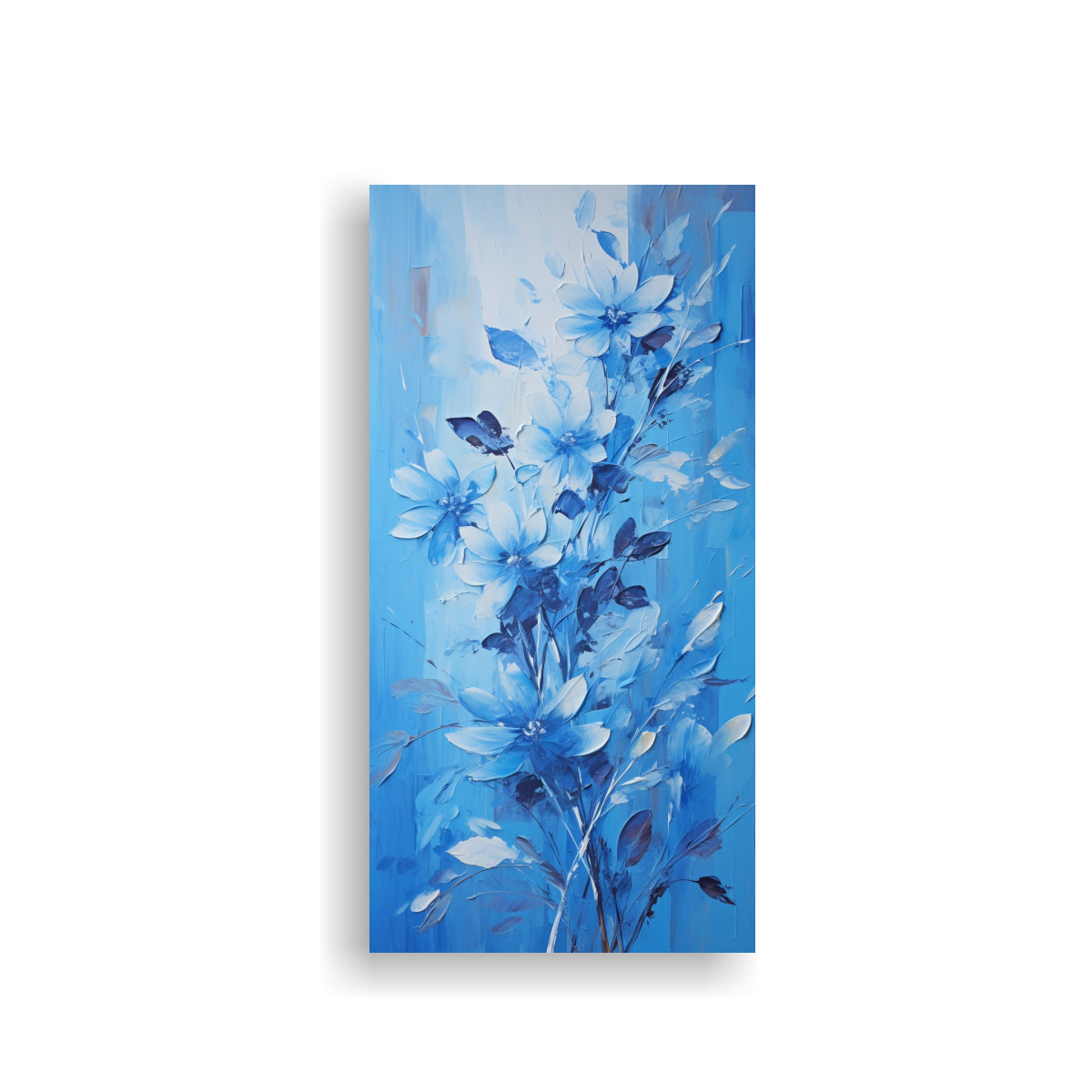 pintura-en-lienzo-de-girasoles-azules-estilo-decorativo
