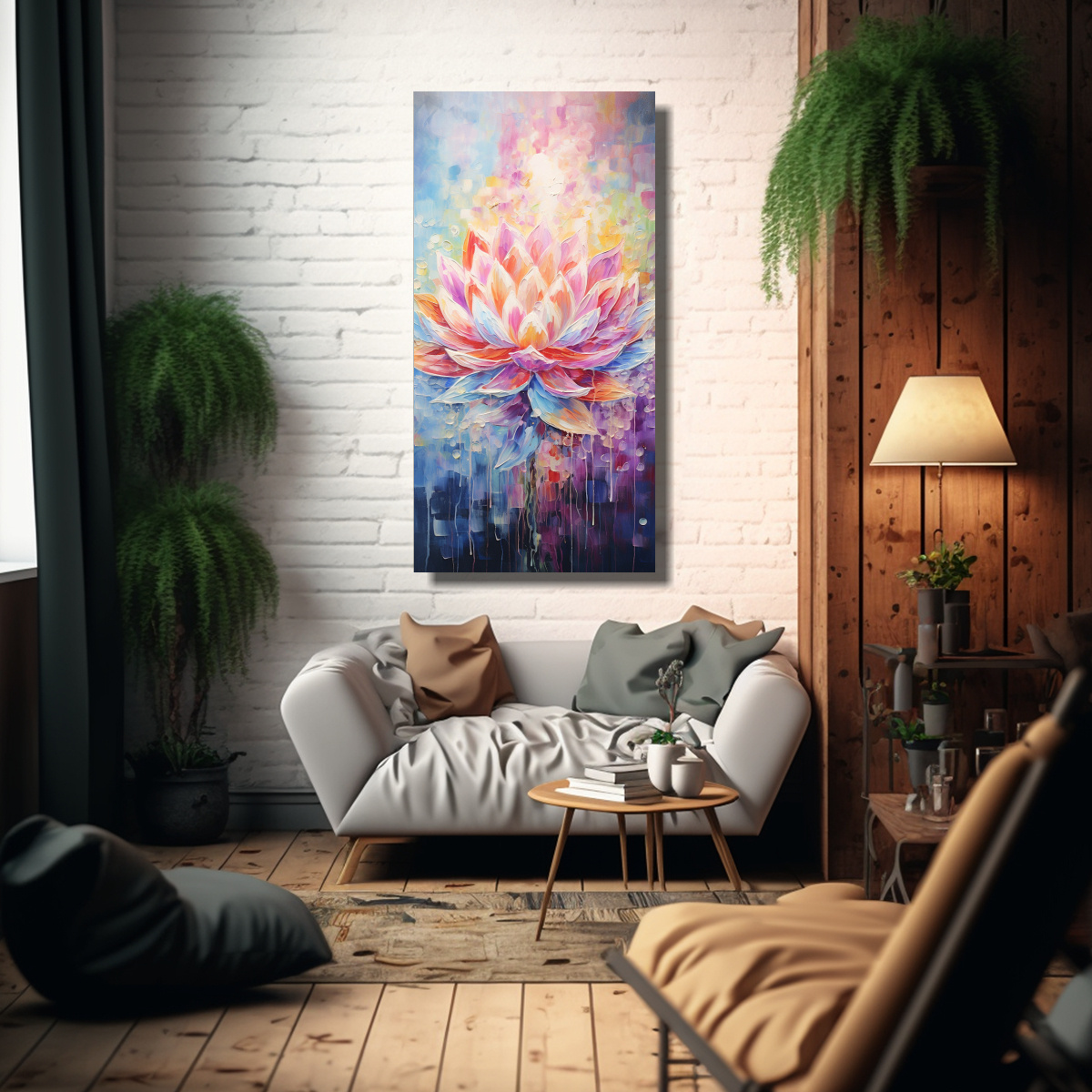 pintura-en-lienzo-de-loto-en-colores-arco-ris-arte-colores-visual-1