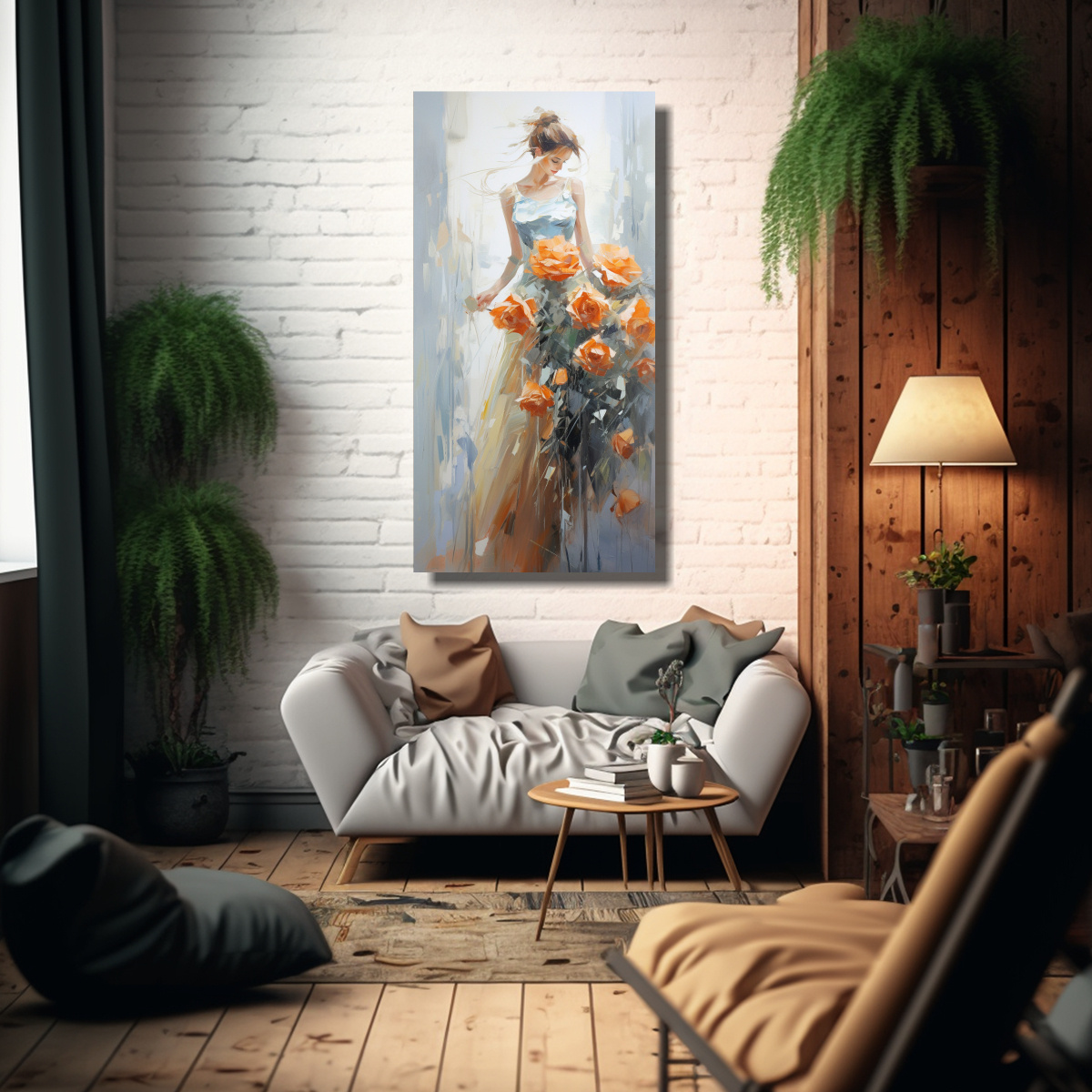 pintura-en-lienzo-de-rosas-naranjas-estilo-arte-dise-o-unica-1