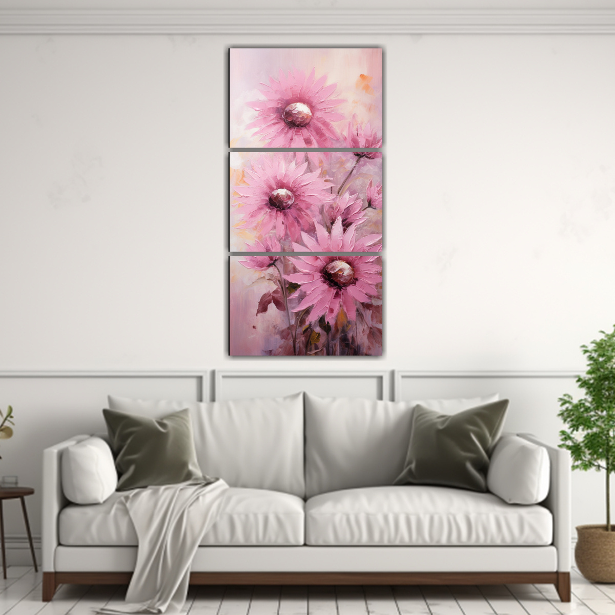 pintura-en-lienzo-de-tres-composiciones-finas-l-neas-figuras-en-el-estilo-de-girasoles-rosados-1