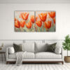 pintura-en-lienzo-de-tulipanes-naranjas-estilo-decorativo-1