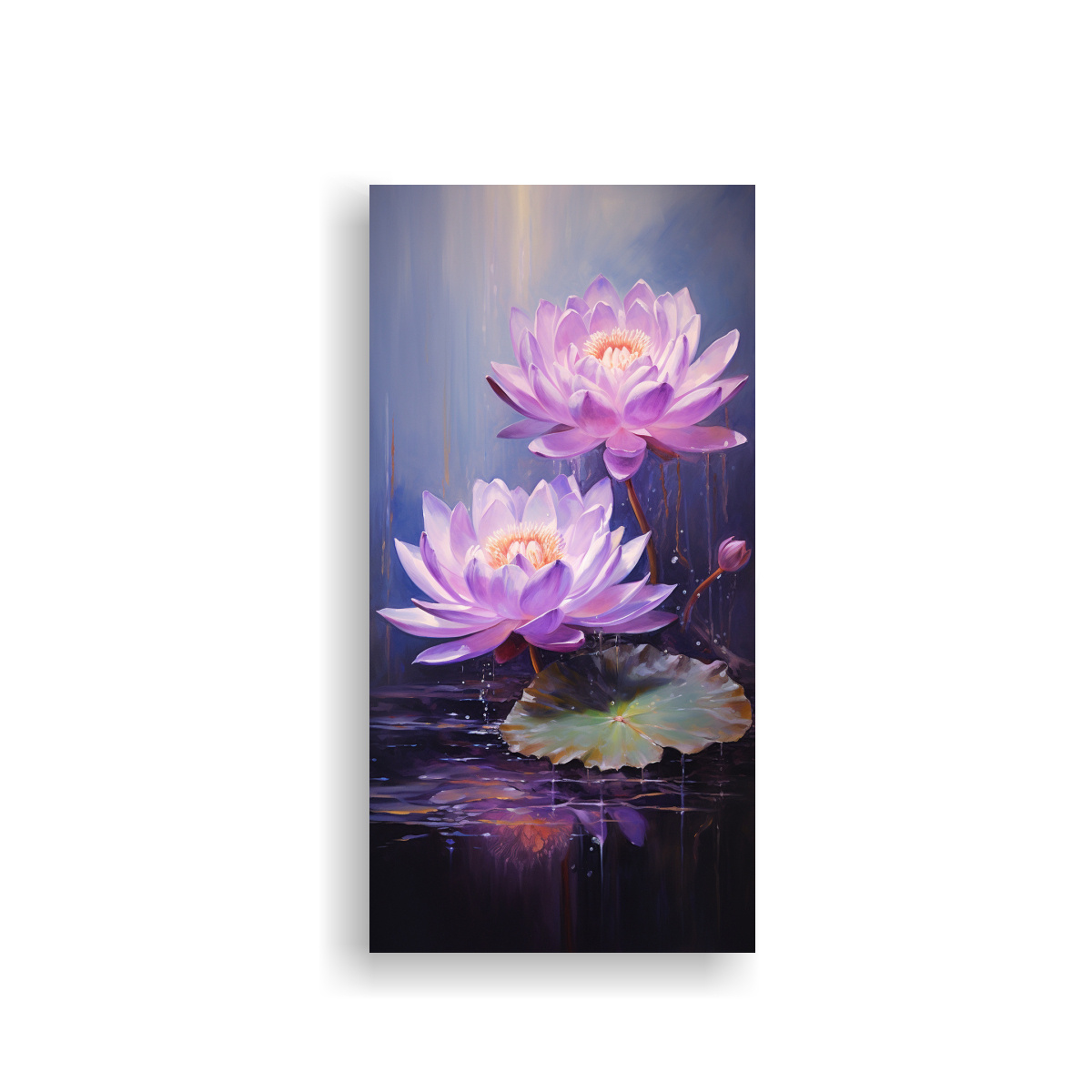 pintura-en-lienzo-dise-o-adorno-loto-p-rpura-en-estilo-decorativo