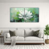 pintura-en-lienzo-estilo-dos-composiciones-concepto-para-sala-de-loto-verde-1