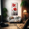 pintura-en-lienzo-estilo-galer-a-de-cuadro-estilo-galer-a-originalidad-a-red-tulips-1