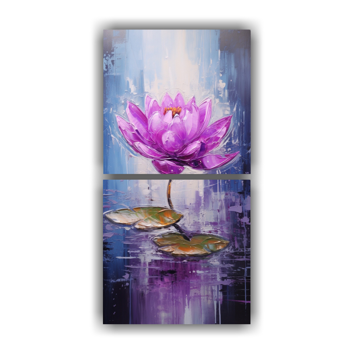 pintura-en-lienzo-estilo-galer-a-loto-morado-en-contraste