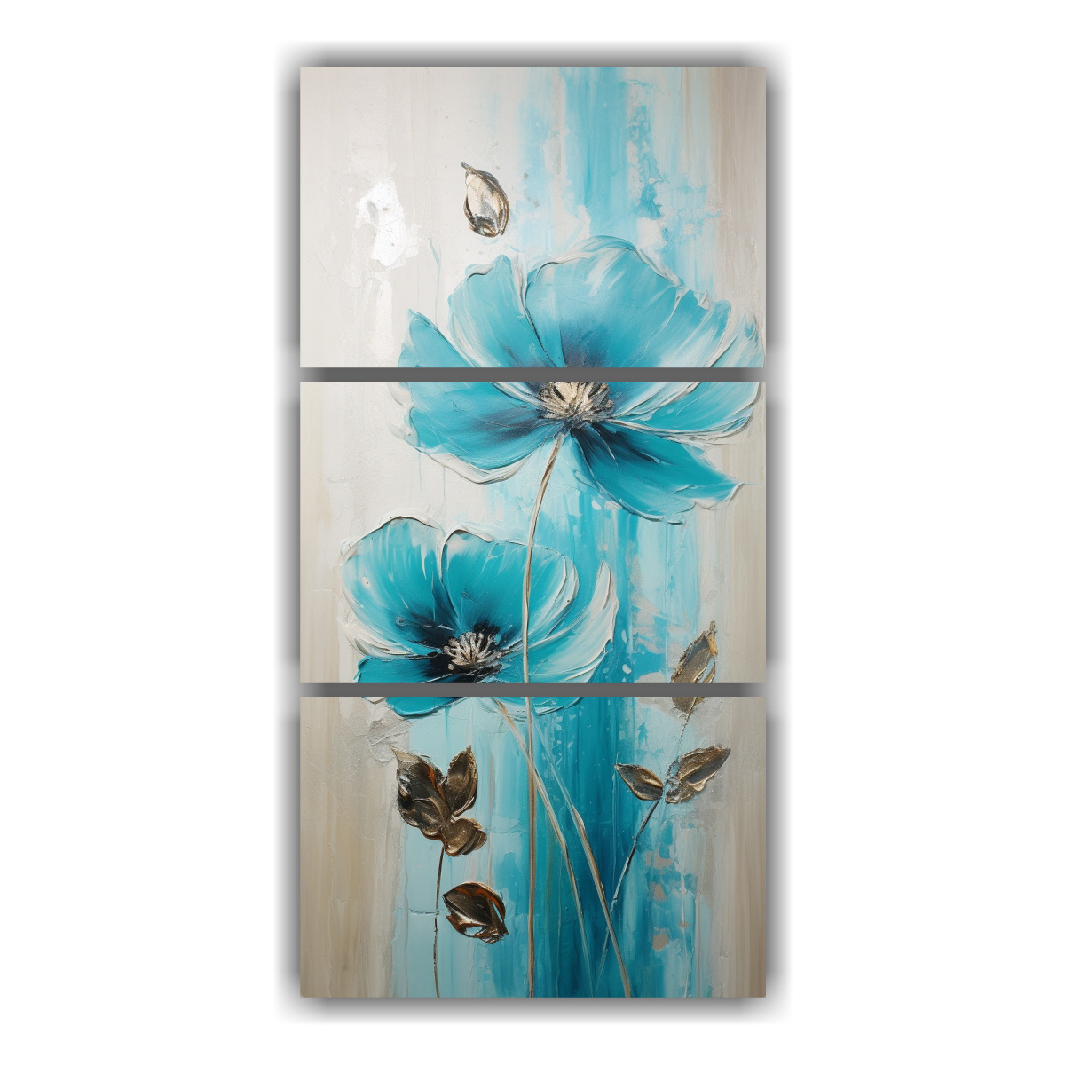 pintura-en-lienzo-flor-turquesa-en-estilo-inspirador