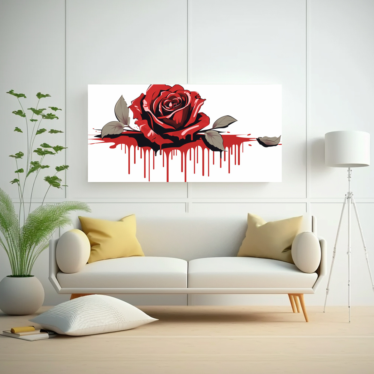 pintura-en-lienzo-imagen-nica-de-rosa-sangrando-y-muriendo-1