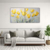 pintura-en-lienzo-moderna-de-tulipanes-amarillos-estilo-decorativo-1