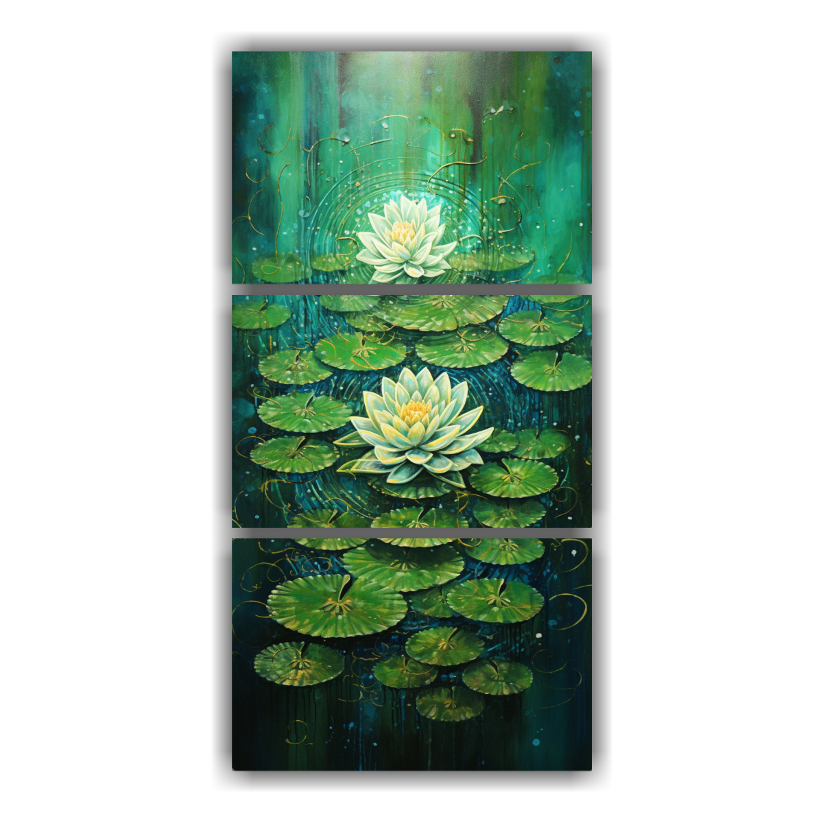 pintura-en-lienzo-nica-de-loto-verde-en-estilo-decorativo