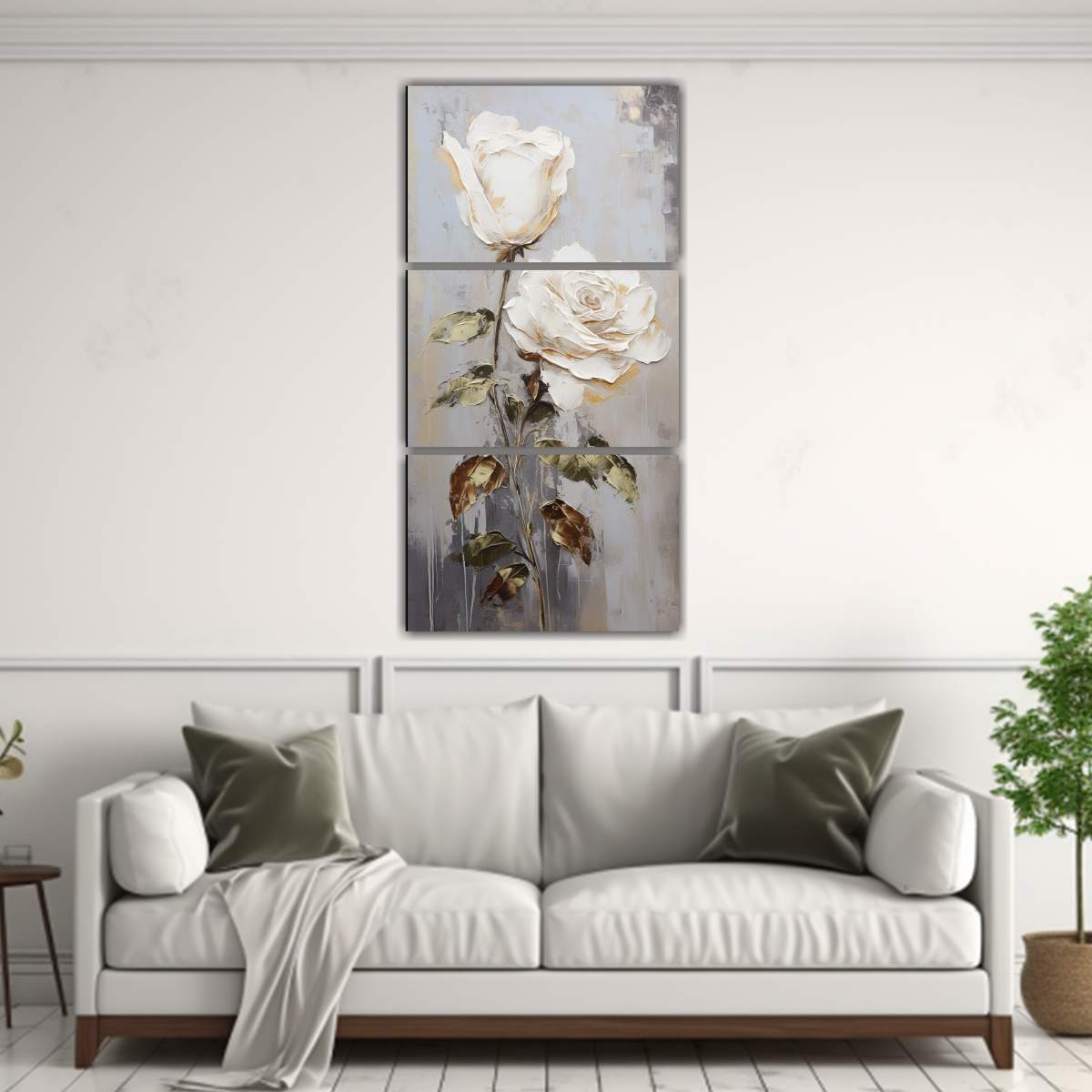 pintura-en-lienzo-tres-cuadros-moderno-efecto-visual-de-rosas-blancas-1