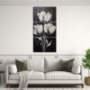 pintura-en-lienzo-tulips-negras-estilo-comedor-1