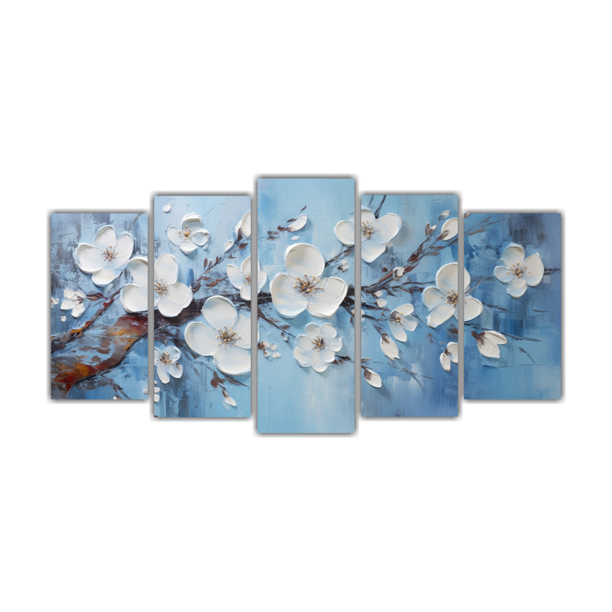 pintura-en-tela-de-cerezos-azules-en-la-vida-conceptual